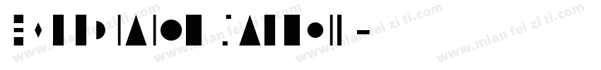 Expedition Stencil字体转换